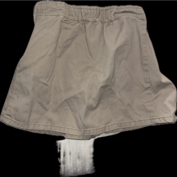 Girls school khaki skirt size 5 by brand Place  mint vintage pleated stretchy!! - Picture 6 of 9